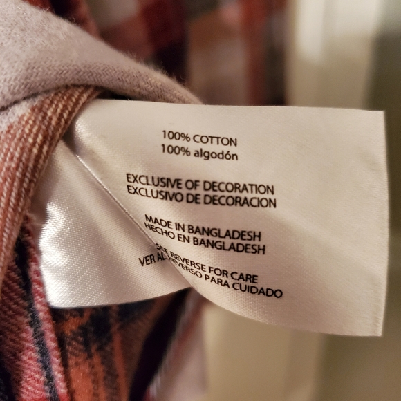 Men's Eddie Bauer Flannel Plaid Button Down W/ Front Pocket - Picture 6 of 7